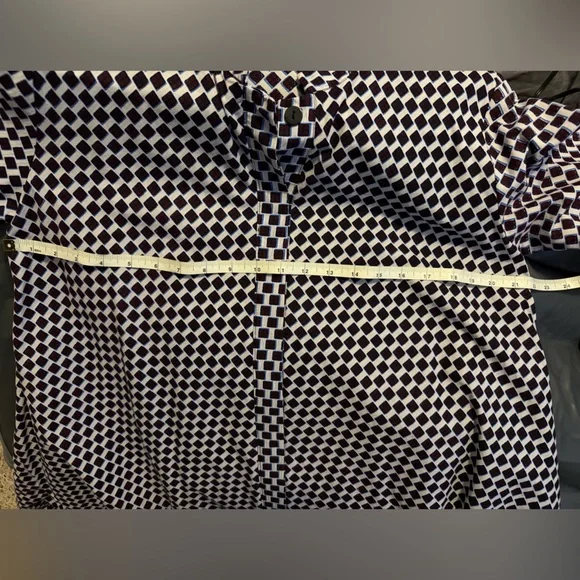 Zuri Kenya Dress Sz M/L Checkers Print - Picture 4 of 6